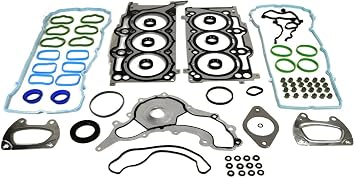 09-12738 Cylinder Head Gasket Set for 2011-2016 Chrysler/Dodge/Jeep/RAM/VW 3.6L V6 3604cc 220 CID, 200, 300, 1 Pack