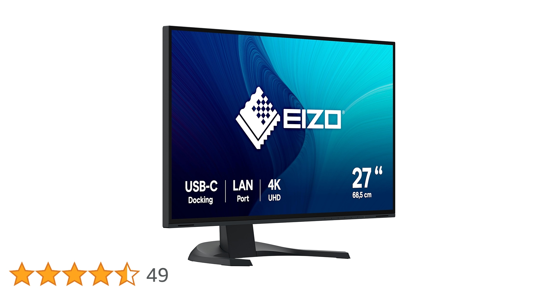 EIZO エイゾー 27型/4K FlexScan EV2740X-BK新品 USB-C接続 PCモニター FlexScan ブラック EV2740X-BK [27型 /4K(3840