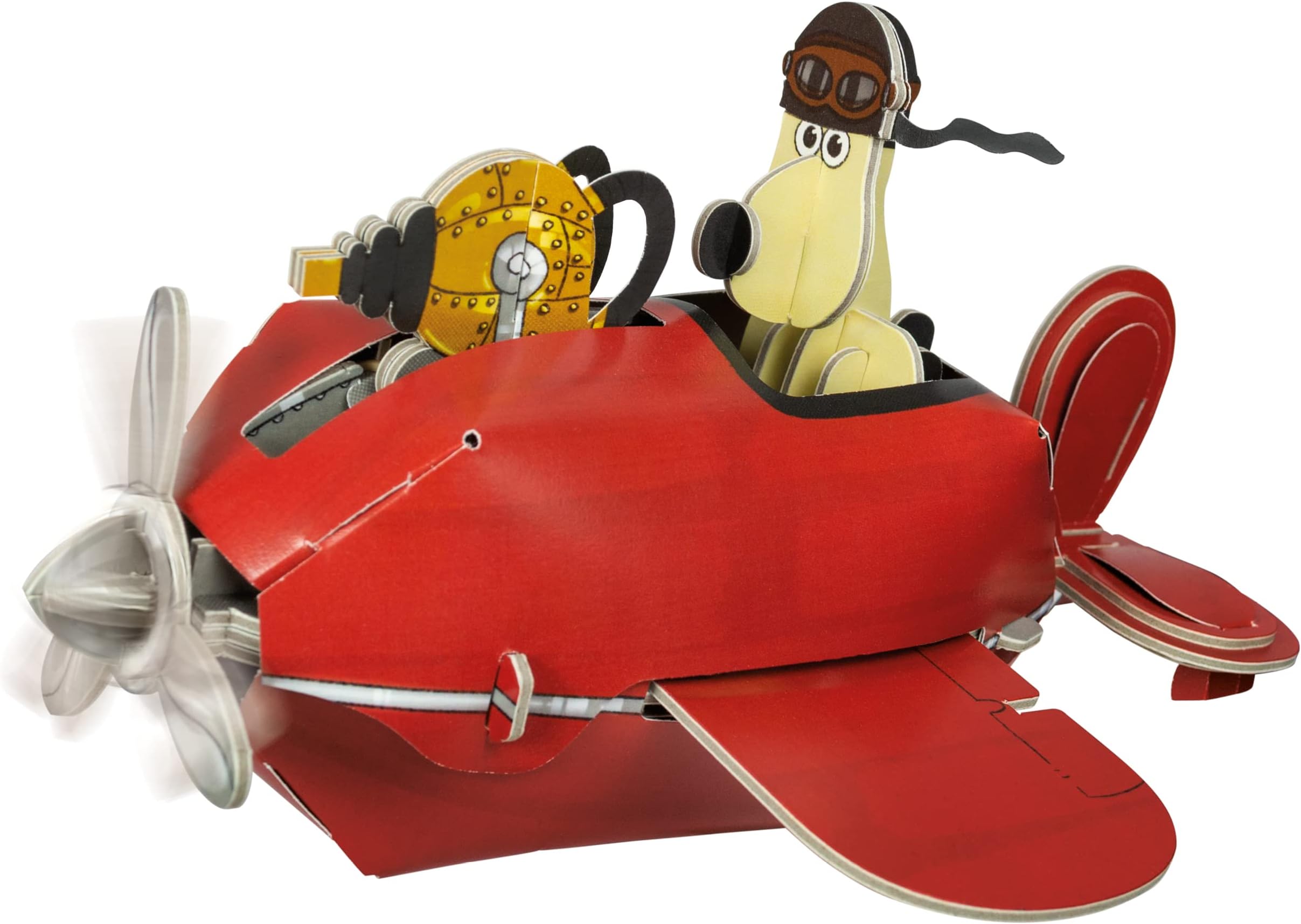 – Wallace & Gromit Sidecar Plane - A Close Shave - Cardboard Craft Kit - Ages 10+