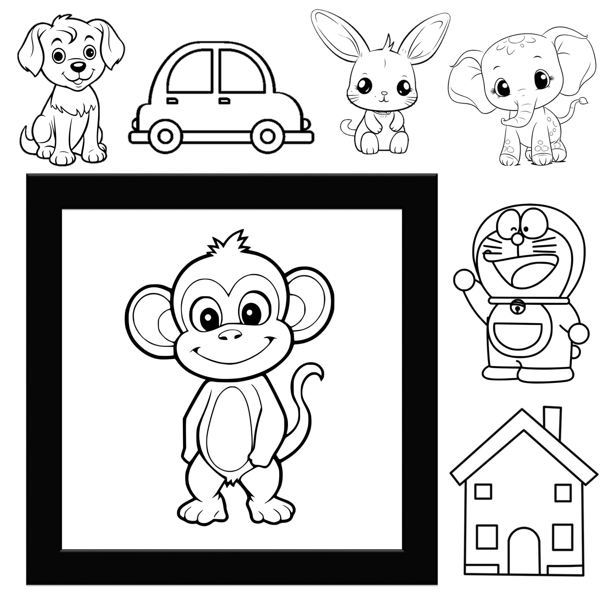 JABSY Kids Art Frame with Storage – 7x7 Inch Wooden Display for Drawings, Easy Open Front, Wall-Mountable Memory frame, Artwork Display Frame, Kids Room Décor, School Picture Holder-image-22