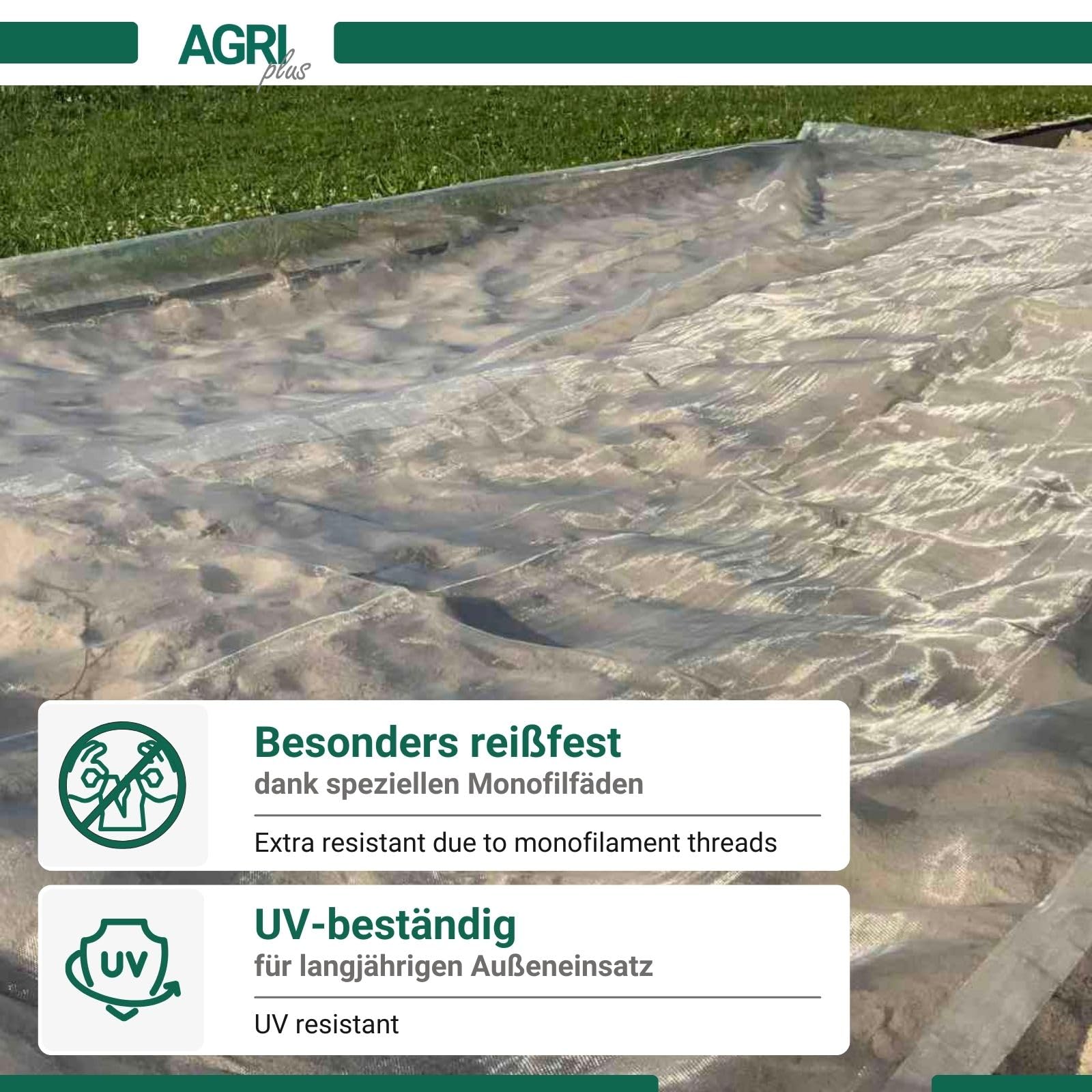 AGRI plus Sandkastennetz mit Ösen I 2 x 2 m I Verschiedene Maße I Engmaschiges Netz 0,8 x 0,8 mm I Abdeckung für Sandkasten I Abdecknetz mit Randverstärkung I Netz UV-stabil & wasserdurchlässig