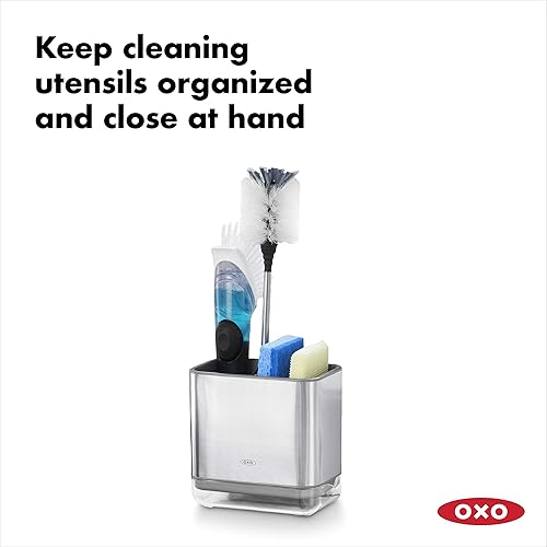 Miniatura 6 de OXO Good Grips - Escurridor plegable convertible para platos, acero inoxidable, diseño 1 y Good Grips de acero inoxidable