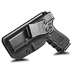 IWB Holster Compatible with Glock 19 (Gen 3-4), 23 32 (Gen3 4), G19X, Inside Waistband Carry, 9mm Holster, Adj. Cant & Retention, Available in Kydex and Polymer