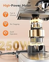 Vista 6 de Cold Press Juicer - Large 5.12" Feed Chute,Easy to Clean,Slow Masticating Juicer for Nutrient Retention,Quiet Motor,High Juice Yield,Leakproof