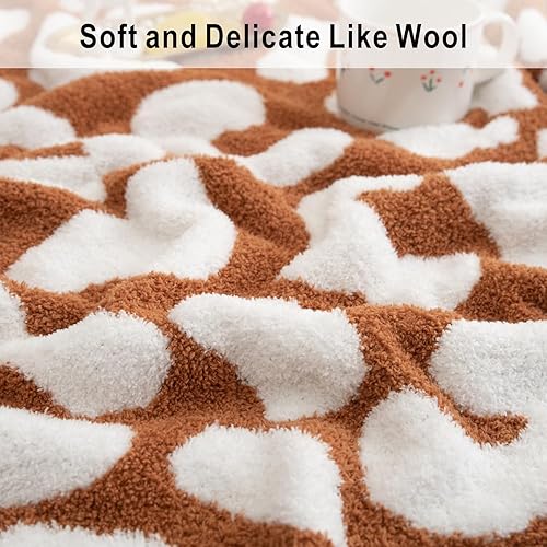 Miniatura 4 de LLanCL Manta de cuadros a la moda, suave y acogedora para todas las estaciones, para cama y sofá, elegante a cuadros para decoración del hogar