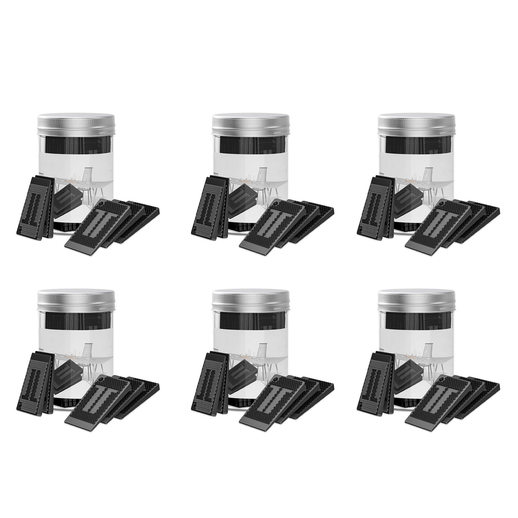 Hndhbfgrt Plastic Shims for Leveling - 216 Piece Jar, Strong and Table Wedges, DIY Levelers for Furniture, Table, Chair