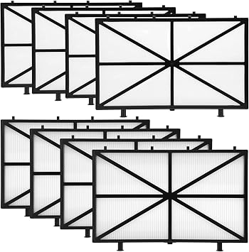 Ultra Fine Filter Panels Replacement,Spring Filter Cartridges Compatible with Dolphin Nautilus CC Plus,M500,M400,M200 Robotic Pool Cleaners,Part # 9991432-R4,9991433-R4,8 Packs