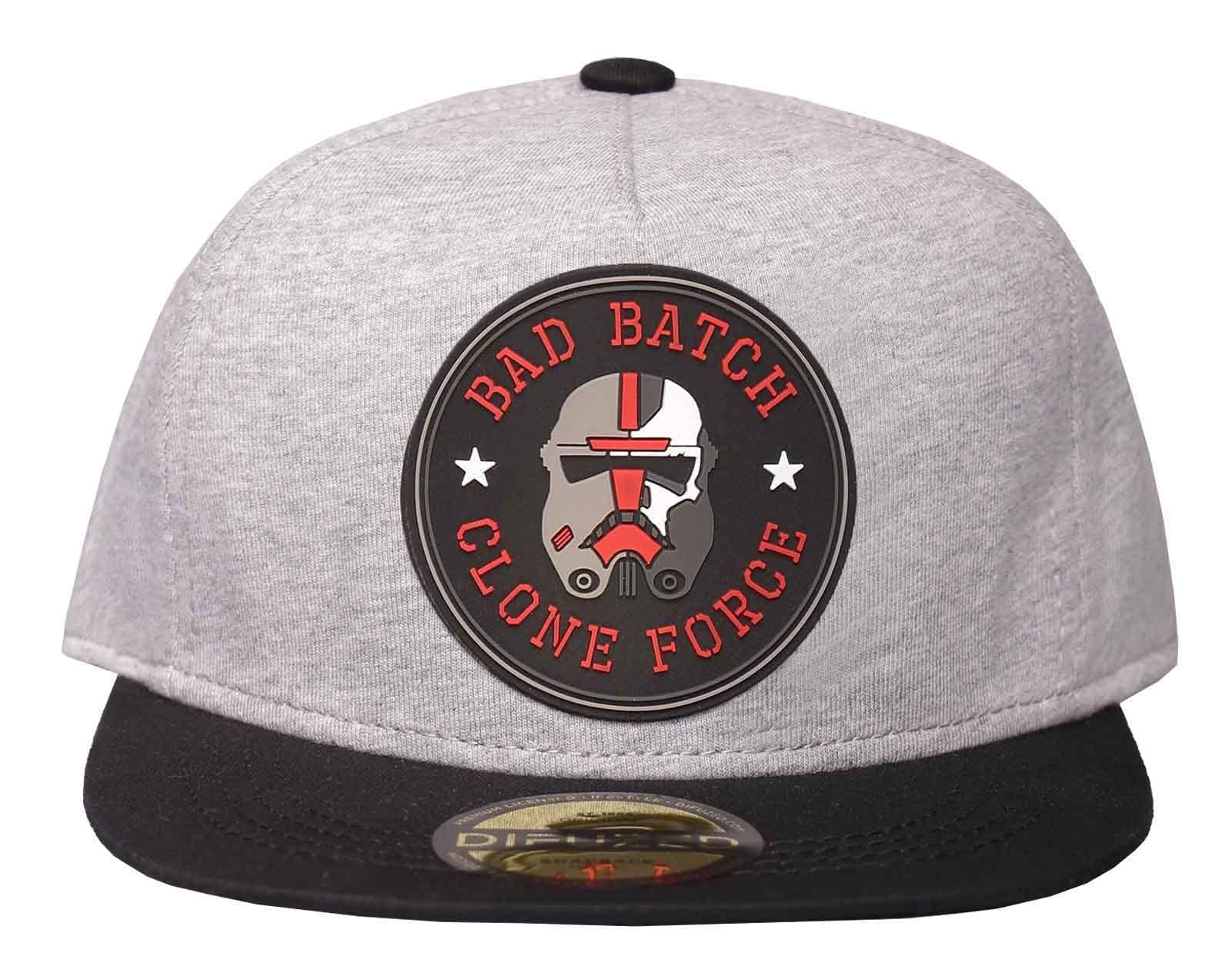 STAR WARS BAD BATCH CLONE FORCE HUNTER GREY SNAPBACK CAP [KIDS]