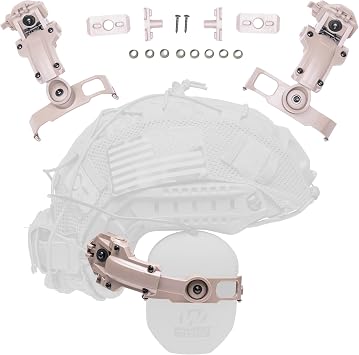 Tigrett ARC Rail Adapter - Compatible with Ops-Core, Fast, ACH, MICH, AMP Arms, Howard Leight Earmuffs