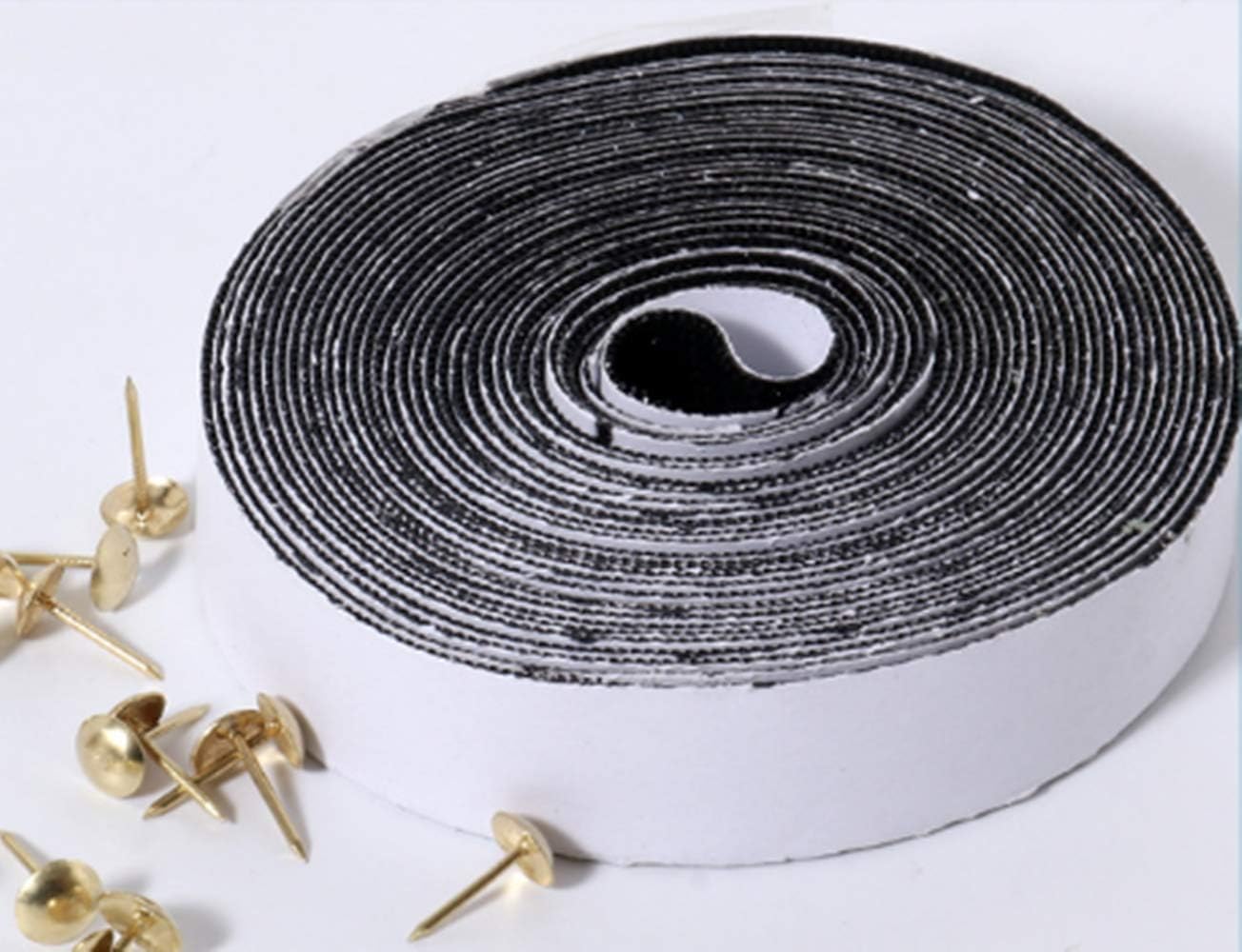 Magnetic Screen Door with Durable Polyester Mesh Magnetic Mosquito Curtain and Full Frame Hook and Loop, 34''x83''/85x210cm, Brown