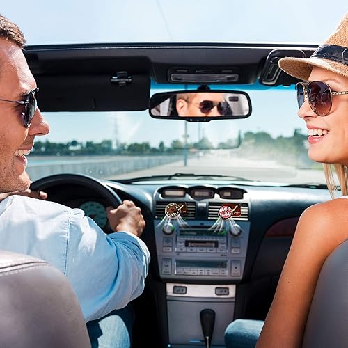 Miniatura 5 de 14 piezas ambientador de coche, tocadiscos para coche, difusores de fragancia de aire, clips retro incluidos, 2 clips de ventilación para