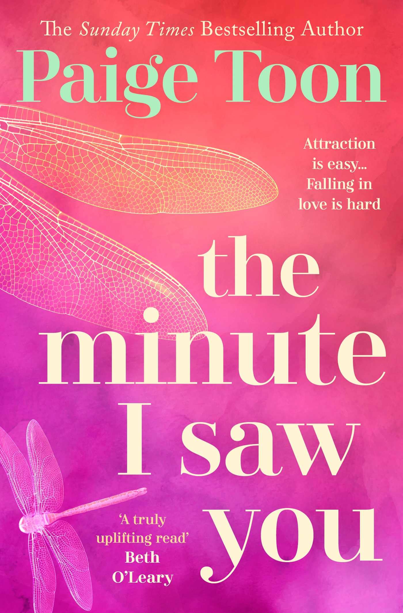 The Minute I Saw You by Paige Toon (Paperback Book)