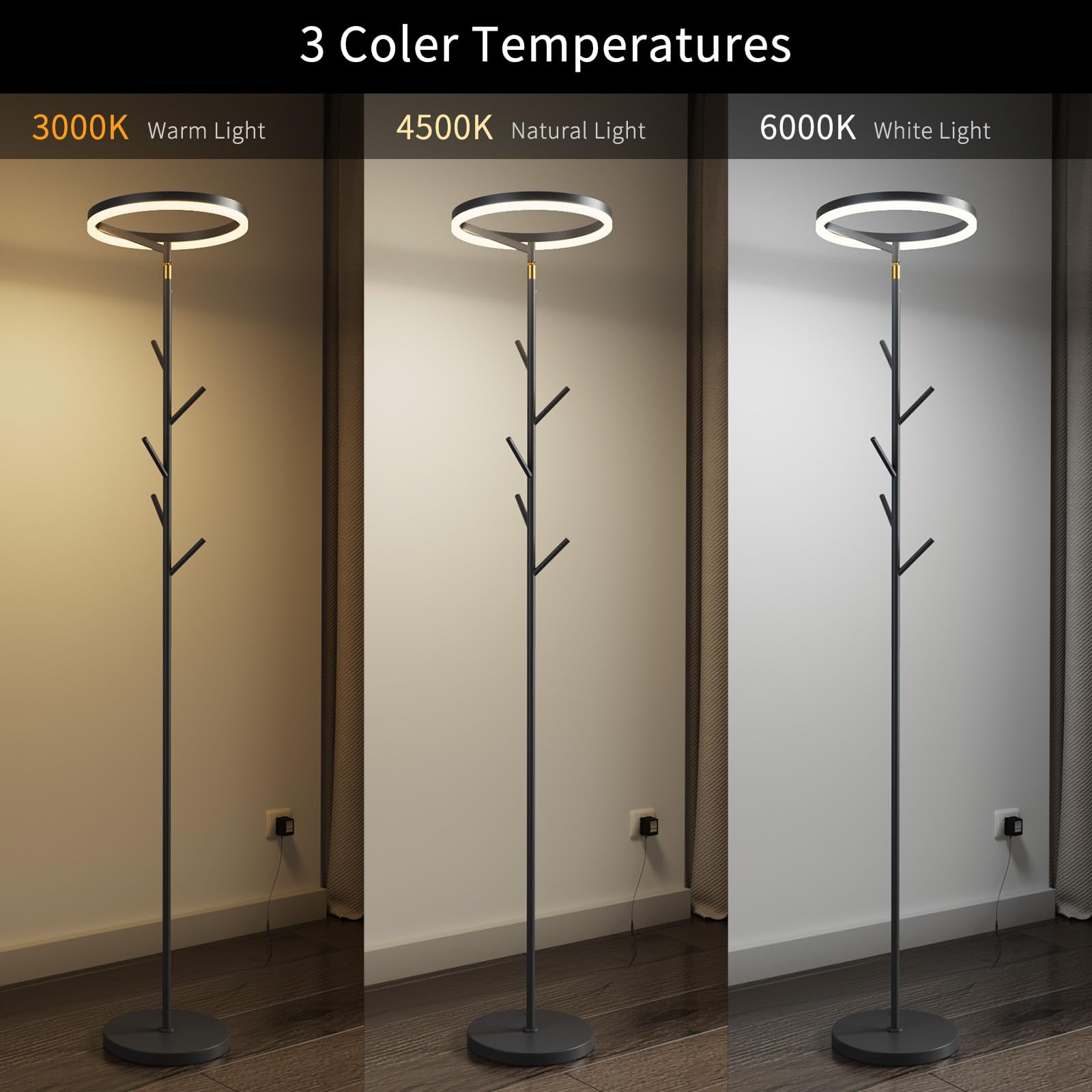 Rdzoko Innovative Floor Lamp, Floor Lamps for Living Room with