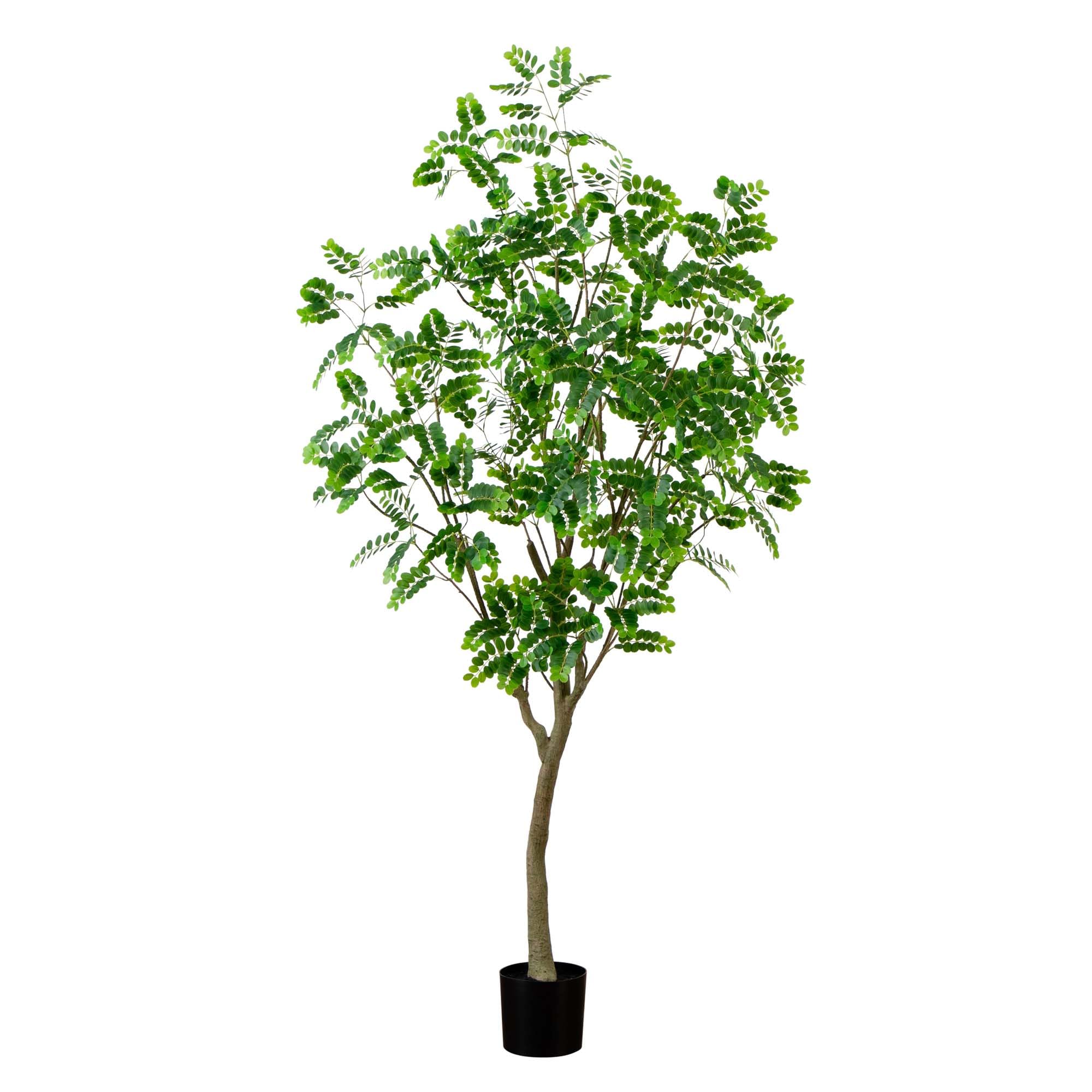 Photo 1 of Nearly Natural 7ft Greco Citrus Artificial Tree with Bendable Branches, 84in Fake Tree with Real Touch Leaves and Nursery Planter for Indoor Home Decor, Living Room, and Office Décor