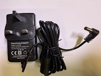 Replacement for 3 Metre Long Cable 12V 2A AC-DC Switching Adaptor Power Supply 5.5mm UK Plug