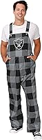 Vista 13 de FOCO NFL mens Nfl Team Logo Plaid Bib Overalls