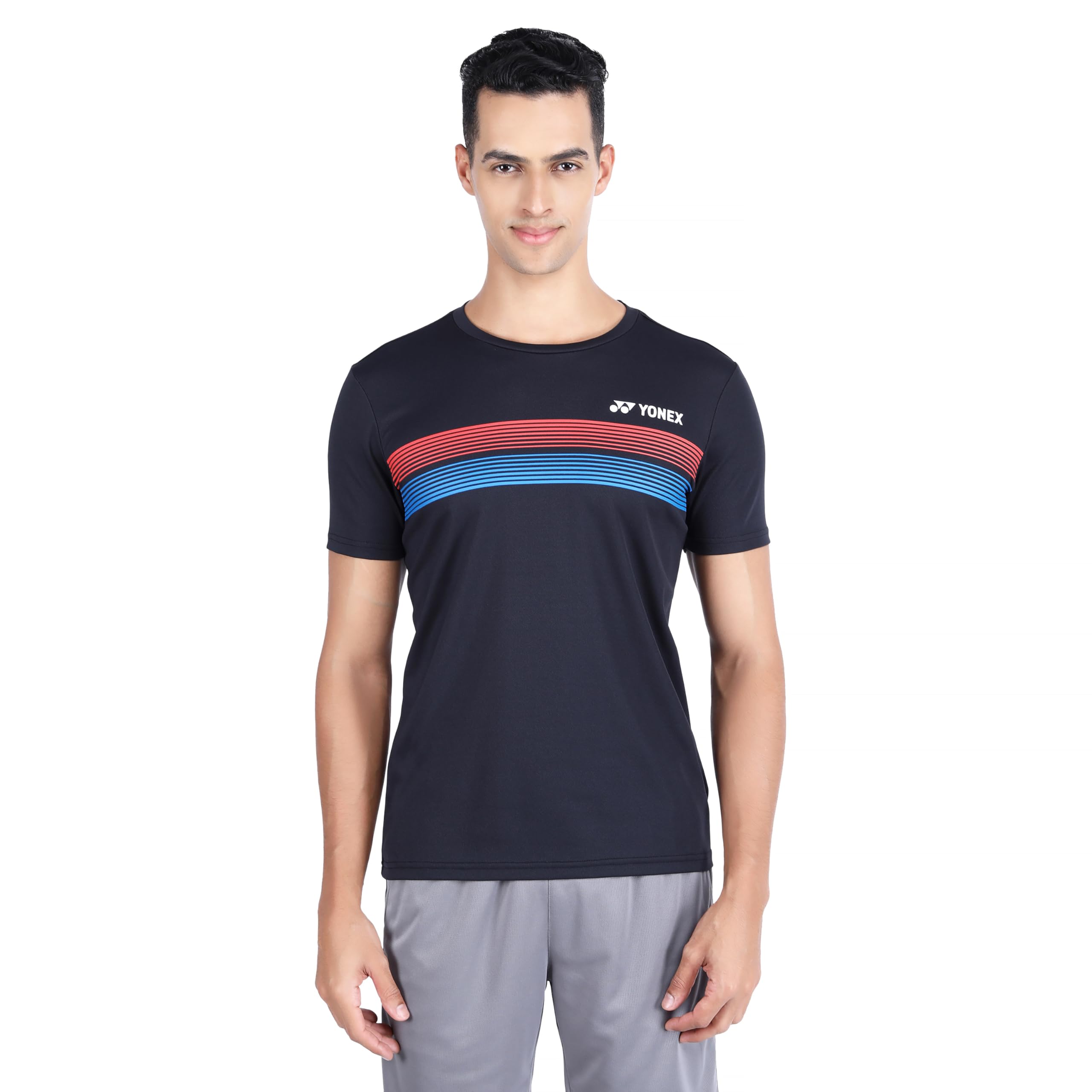 YONEX Round Neck T-Shirt 2532 |Badminton|Tennis|Squash|Tru Dry |Quick Dry |Breathable |Fleecy-image-16