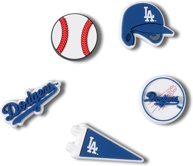 Crocs Unisexs Jibbitz MLB Baseball Multi Pack, Sports Shoe Charms