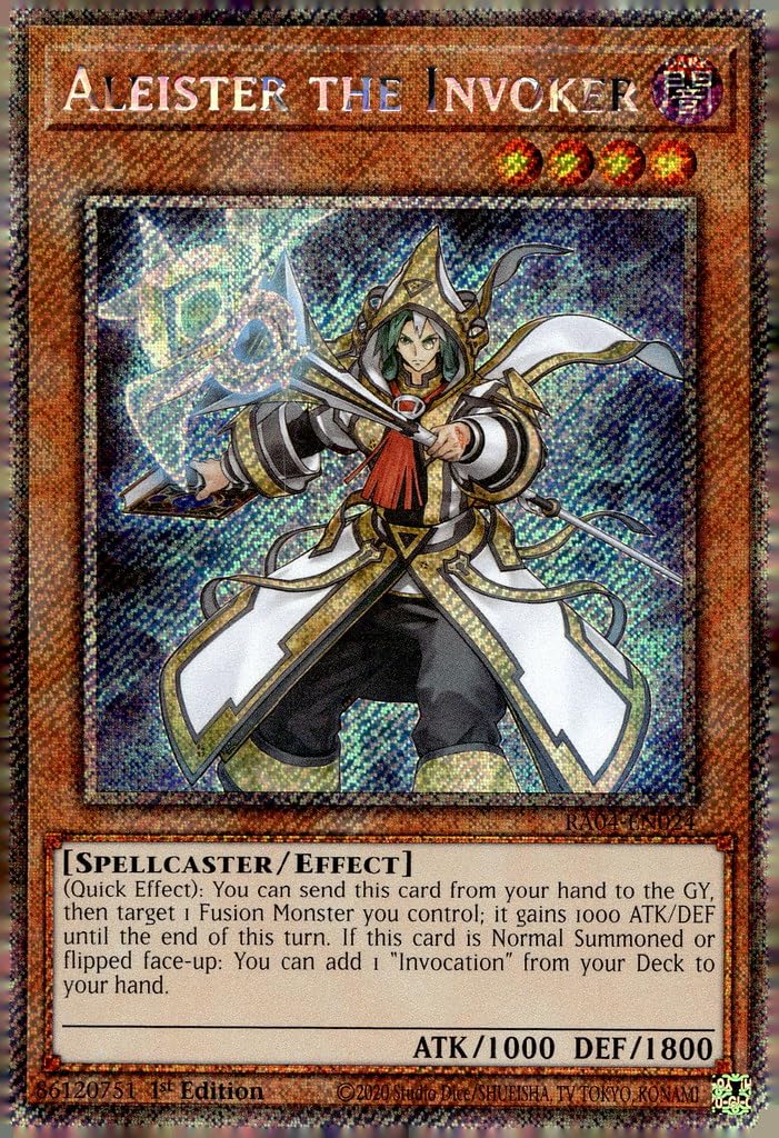 yugioh aleister the invoker deck Amazon.com: Aleister The Invoker (Alternate Art) (Platinum Secret Rare) -  RA04-EN024 - Platinum Secret Rare