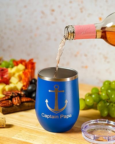 Miniatura 4 de LaserGram Vaso de vino de acero inoxidable de doble pared, bandera de Carolina del Sur, grabado personalizado incluido (rosa)