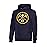 Ultra Game Adults NBA Official Classic Embroidered Hoodie Sweatshirt, Denver Nuggets, Team Color, Small