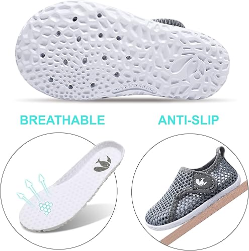 Miniatura 4 de JOINFREE Zapatos de agua para bebés y niños pequeños, sandalias para niños y niñas, zapatillas transpirables para caminar y correr