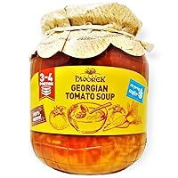 Vista 2 de Dworek Sopa de tomate georgiana, 100% natural, sin conservantes, sin OMG y fácil de preparar con agua de manantial, 24.3 onzas, paquete de 2