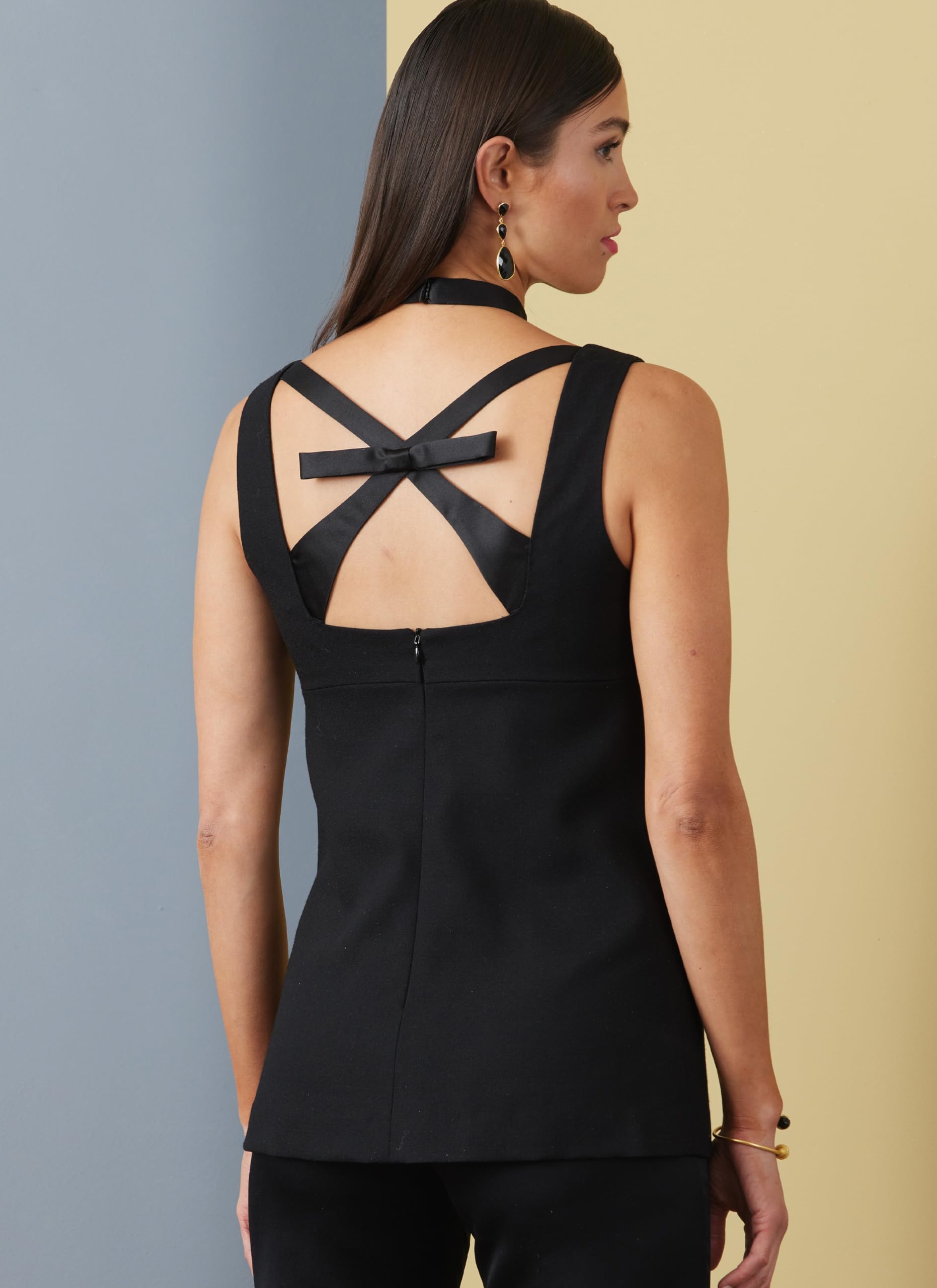 Vogue Schnittmuster-Set für ärmelloses Oberteil, Design Code V1922, Größen 34-36-40-42