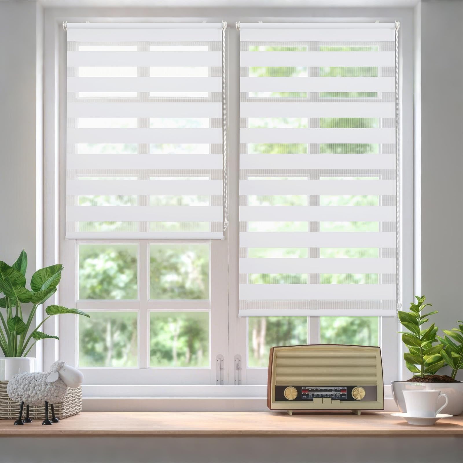 Sekey Doppelrollo Klemmfix ohne Bohren für Fenster – Bild 2