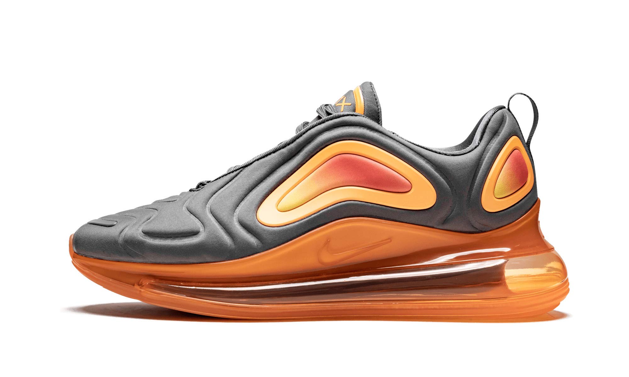 Nike Mens Air Max 720 Grey Gunsmoke Fuel Orange Running