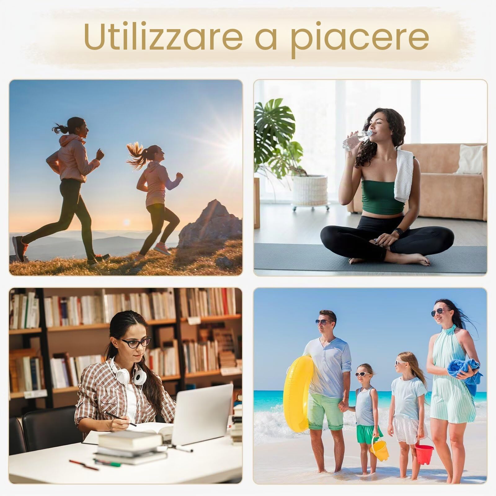 Zaino Scuola Media e Superiore Impermeabile Zaini Università Ragazza Zainetto Zaino Viaggio Multi-tasce Unisex per Lavoro Viaggi Shopping Casual Daypacks