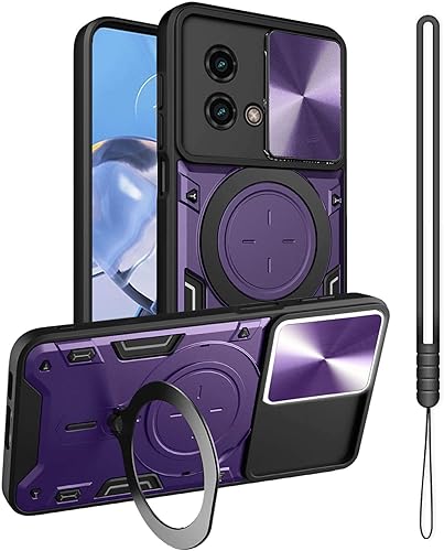 Miniatura 1 de JHWVVTF Funda para Moto G Stylus 2023, soporte de anillo grande de metal, funda G Stylus 4G 2023 para mujeres y hombres, protector de cámara,
