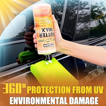 Butter Wet Wax for Car, Polishes and Protects, High Gloss Shine Wax 16oz | for Cars, Trucks, SUVs, RVs, Long-lasting Shine, Car Polish