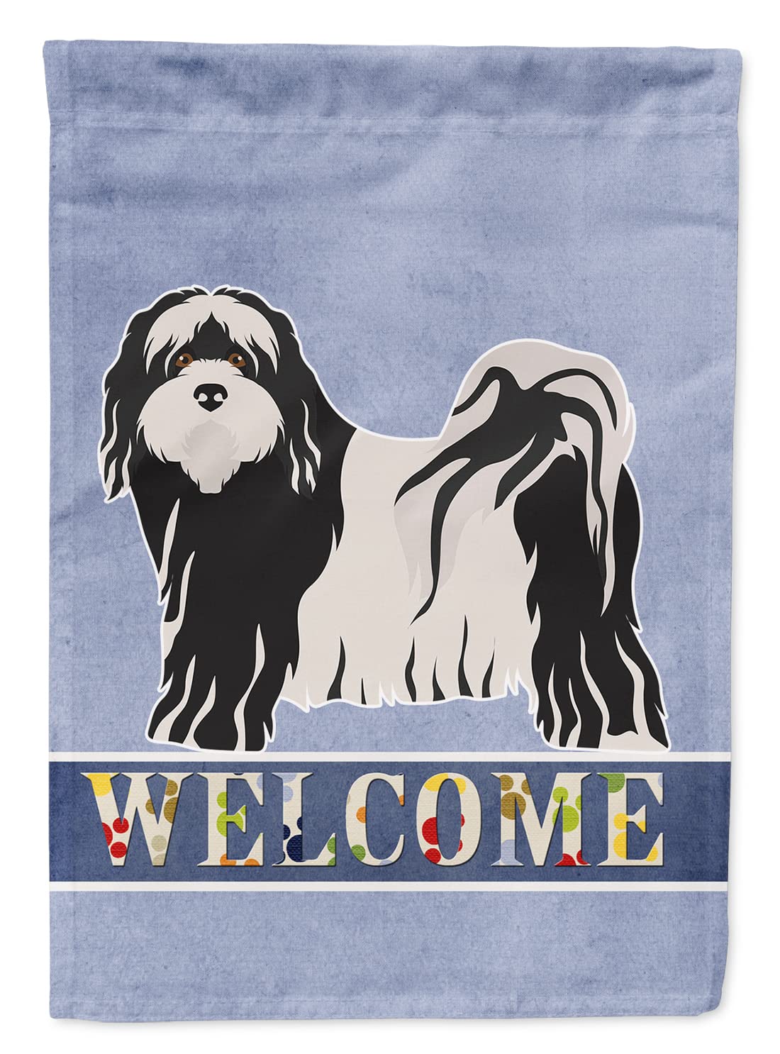 Drapeau Tibetan Terrier Caroline's Treasures pavillon jardin multicolore CK3681GF