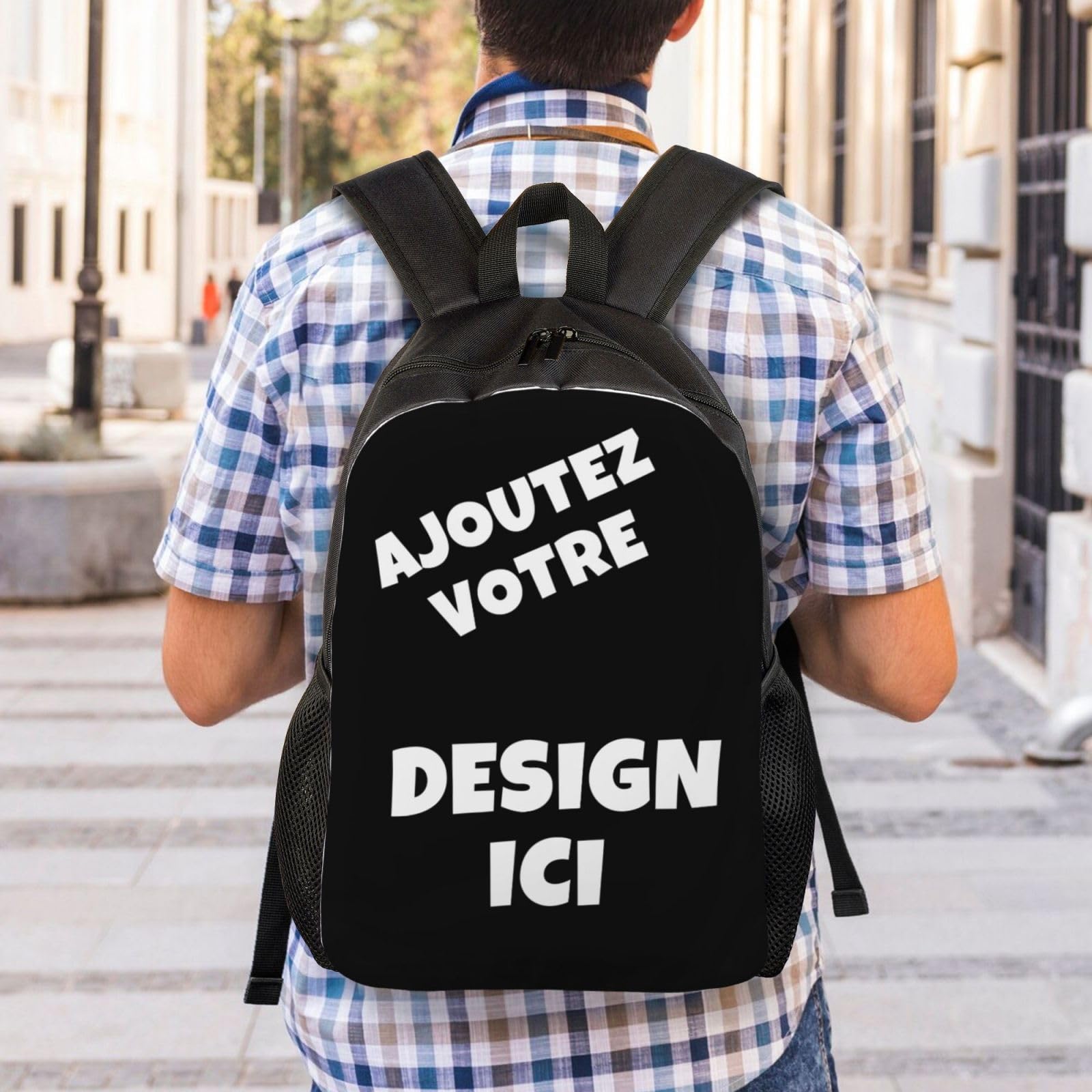 Cartable Personnalisable Sac Personnalisée Avec Photo Texte Sac a dos Garçons et Filles Personnalisé Choisissez votre Image cartable idéal pour l'école ou le sport