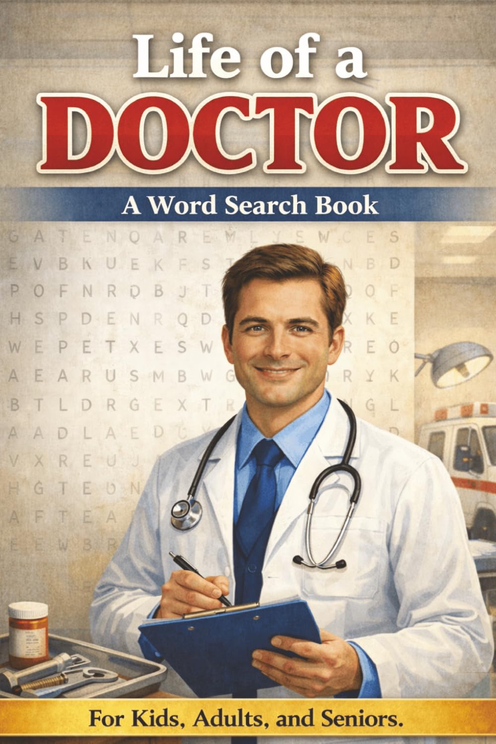Life of a Doctor A Word Search Book: Doctor Career Exploration Word Search Large Print | 6×9 | Relaxing Brain Games | Learn Medical Terms and Healthcare Environments
