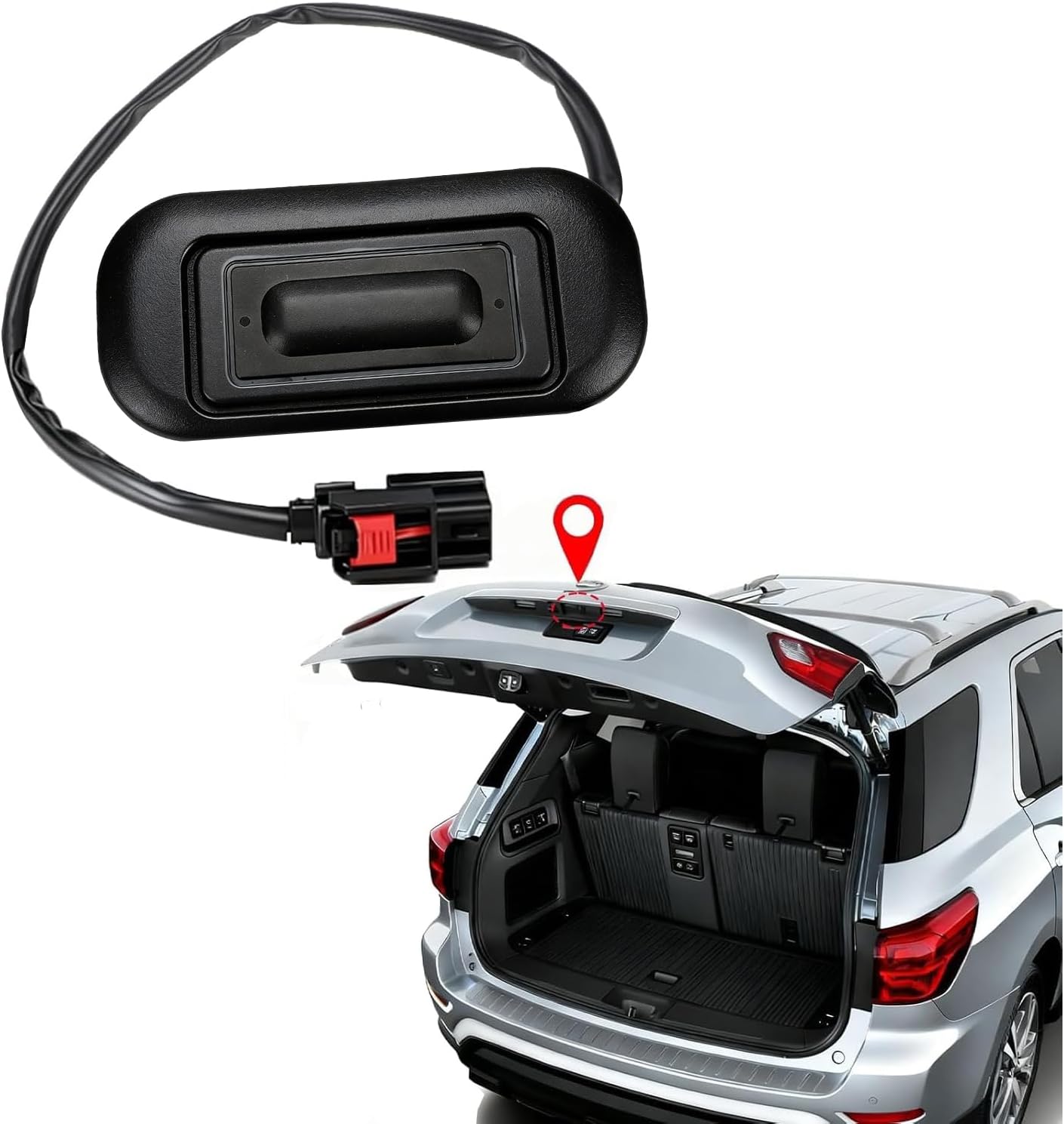 22862011 Trunk Hatch Release Switch Compatible with Chevy Equinox GMC Terrain 2010-2017 Replace Rear Liftgate Release Switch Button