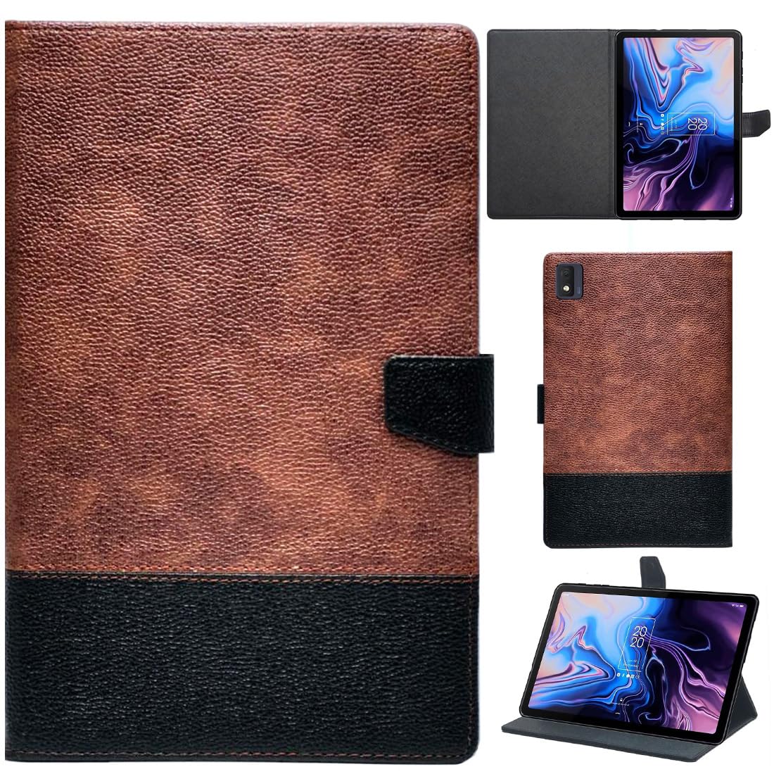 Zaoma PU Leather Flip Flap Case Compatible for TCL 10 TAB MAX TabMax 4G Tablet - MER FLIP (TMAX_BRWBLK) (B0C85YC3MY) Amazon Price History, Amazon Price Tracker