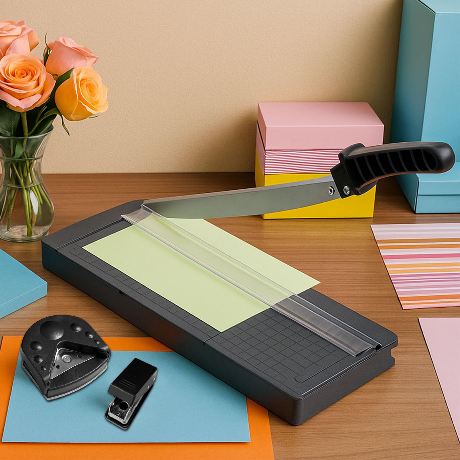 A4 Copact Etal Lever Cutter, Paper Cutter, Cutting Achine For Photo 11 thumbnail image