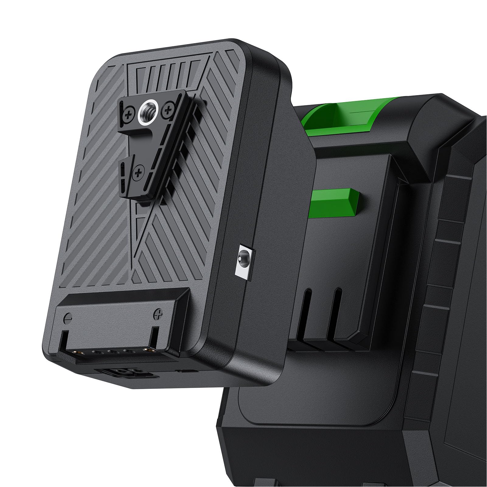 Generic Placa Adaptadora de Batería de Montaje en V, Herramienta Eléctrica, Convertidor de Batería para Equipos de Fotografía en Movimiento con Salida PD de 100W para Profesionales