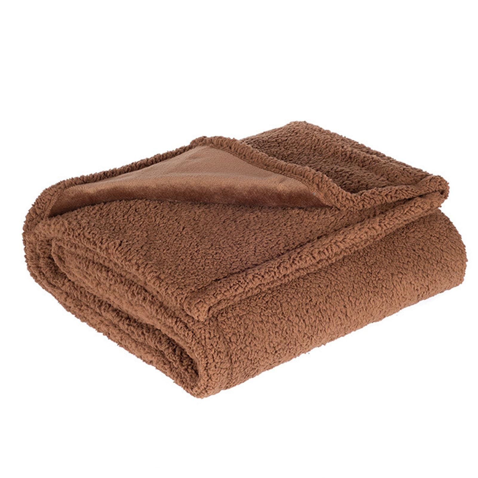 Couverture Imperméable Chien, Plaid Chien canapé Grande Taille, Protection canape Impermeable réversible Douce, Lavable Couverture pour Grand Chien(Couleur:Brown,Taille:100 * 145CM)