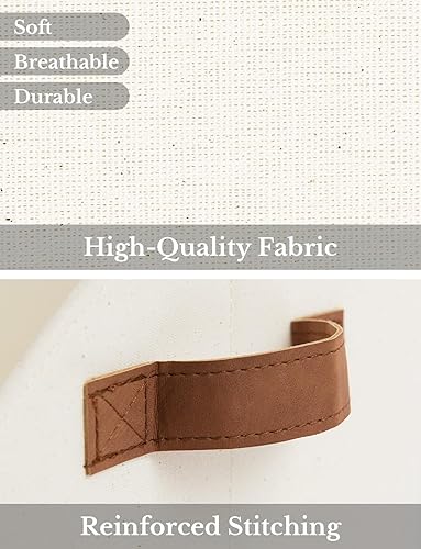 Miniatura 3 de StorageWorks Contenedores organizadores de armario, caja de almacenamiento trapezoidal, cestas de almacenamiento de tela para estantes, pequeños,