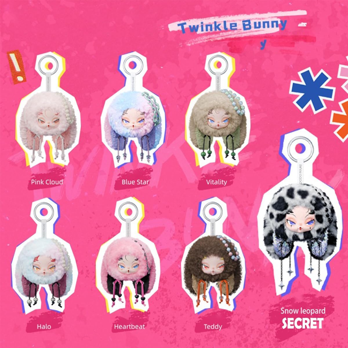 Aven Rabbit DODO NAMI TwinkleBunny Series Blind Box Action Figures Mystery Box Cute Random Toys Birthday Collectible Toy for Desktop Ornaments, 1PC