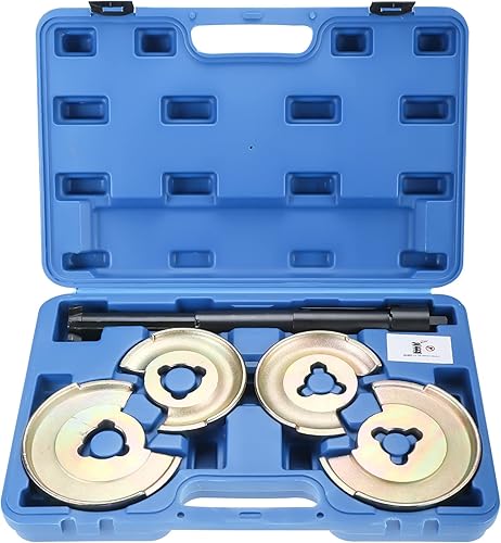 8milelake Herramientas de reparación del compresor del resorte helicoidal de la suspensión compatibles para el cadmio del Benz de Mercedes plateado