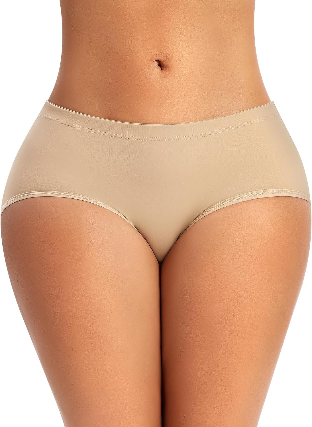DERCA Padded Underwear for Women Butt Lifting Panties Seamless Booty Pads Butt Enhancer Panty (Beige,XXX-Large)