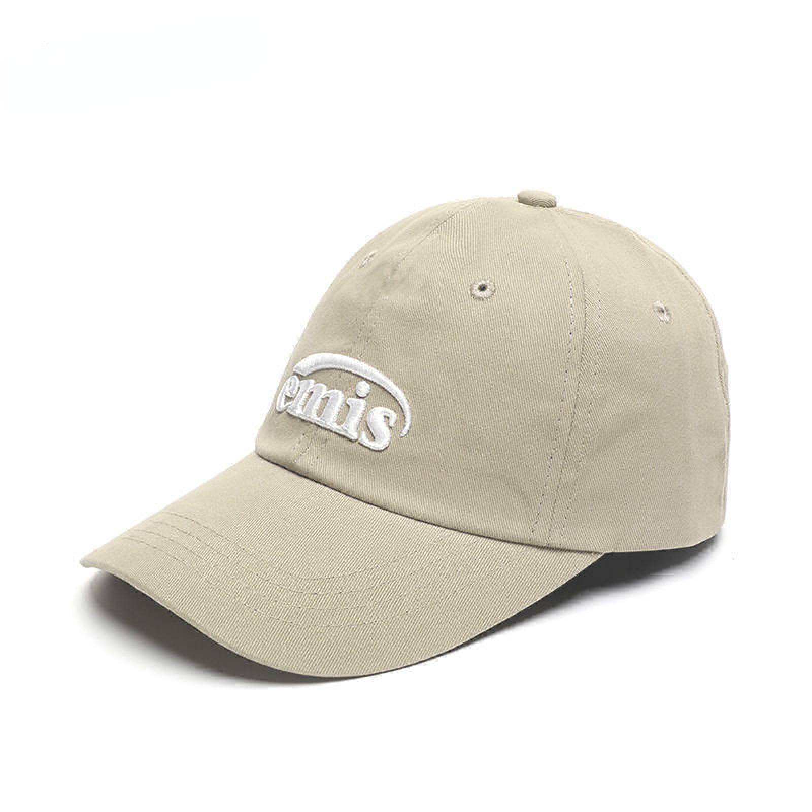 Baseballmütze Damen Baseballkappe Soft Top Kleiner Entenschnabelhut(von 52 bis 62 cm/beige)