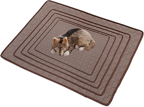Miniatura 7 de Paquete de 2 forros de forro polar para conejillo de indias, almohadillas de entrenamiento para perros y cachorros, almohadillas de entrenamiento