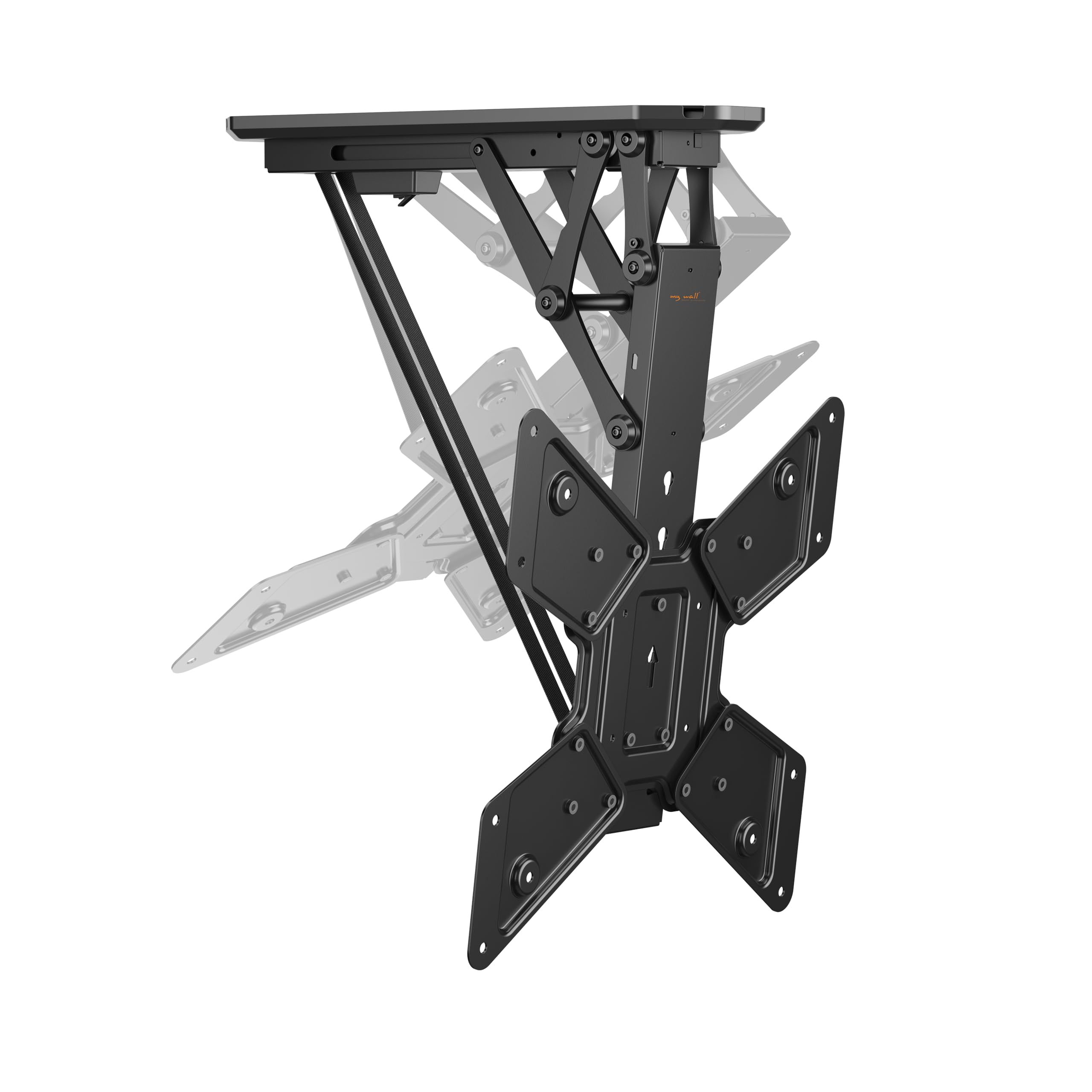 my Wall HL40ML Soporte de Techo Plegable motorizado con Mando a Distancia para TV 23-55 Pulgadas (58 cm - 140 cm), VESA 100 x 100, 200 x 200, 300 x 300, 400 x 200, 400 x 400