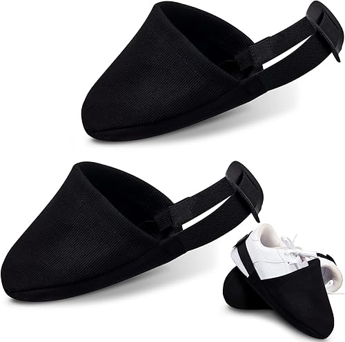 Zhanmai Paquete de 2 fundas para zapatos de boliche con banda elástica, accesorios ajustables para bolos para hombres y mujeres, bolos jugando a