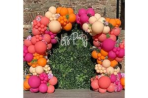 Hawaiian Balloon Garland Arch Kit: Tropical Paradise Decor